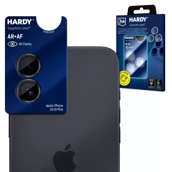 3MK PROTECTION Apple iPhone 16/16 Plus/17 - 3mk Hardy safirna leća