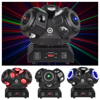 LIGHT4ME SID PRO 5-u-1 pokretna glava s beam, wash, strobe, laser i gobo efektima