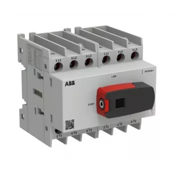 ABB OT Plus OT25G1-6BS25 A rastavni prekidač, okvir G1, 6-polni, s ručkom