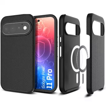 3mk Hardy Shockproof MagCase for Google Pixel 11 Pro, Transparent