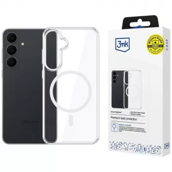 3mk Armor MagCase for Samsung Galaxy S26 FE - Transparent MagSafe Back Cover