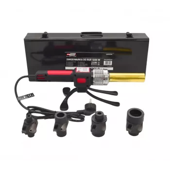 AWTOOLS 1200W aparat za zavarivanje cijevi za PVC PP PE PB PPR cijevi, 16-32mm, 4 para mlaznica, podesivi termostat, metalno kućište