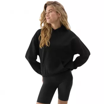 4F ženska majica F1057 duboko crna veličina S