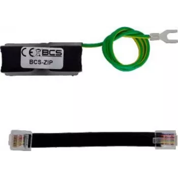 BCS-ZIP Ethernet zaštita od prenapona za PoE i Gigabit LAN – do 90 W, 2 kA, aluminijsko kućište