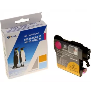 G&G Kompatibilna magenta tintna patrona za Brother LC-980M / LC-1100M / LC-1100HM (XXL, 750 stranica)