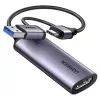 Ugreen CM629 HDMI na USB video kartica za snimanje 2K 30Hz, Space Gray