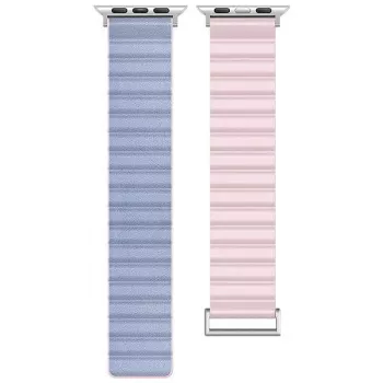 Beline Magnetic Pro narukvica za Apple Watch 42/44/45/49mm ružičasta/Sierra Blue