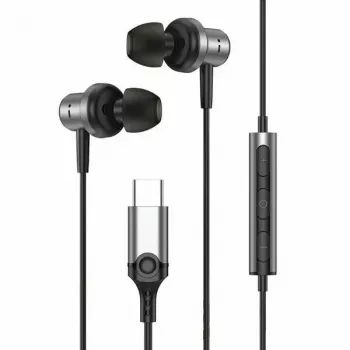 Beline SK193 USB-C slušalice za uho s mikrofonom, crne