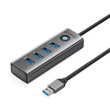 ORICO PDD4U-U3 4-portni USB 3.0 hub - sivi