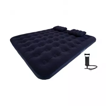 AVENLI XXL set madraca na napuhavanje 203x183x22 cm Queen Size s nožnom pumpom i setom za popravak