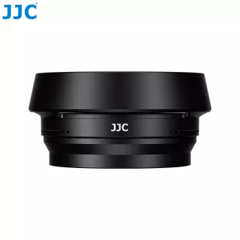 JJC LH-JXHALF Lens Hood with 37 mm Filter Adapter Ring for Fujifilm X Half, Black
