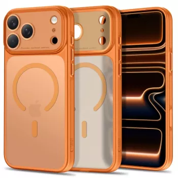 TECH-PROTECT MagPrime MagSafe Case for iPhone 17 Pro Max / 18 Pro Max - Matte Cosmic Orange