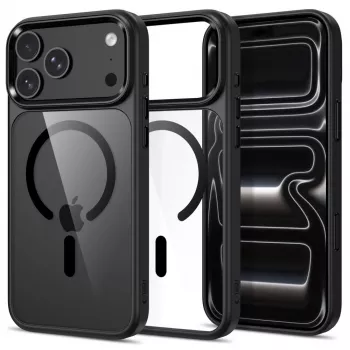 Tech-Protect Magmat MagSafe futrola za iPhone 17 Pro / 18 Pro crna/prozirna