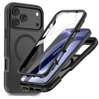 Tech-Protect Defense MagSafe futrola za iPhone 17 Pro Max / 18 Pro Max, mat crna