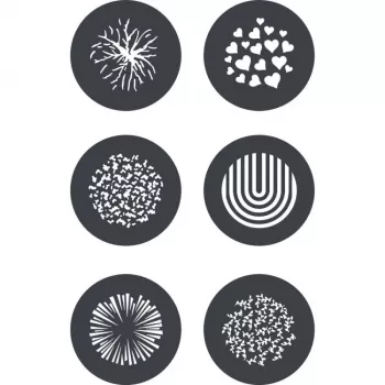 Godox GP GS2 gobo set za GP projekcijski nastavak (6 uzoraka)