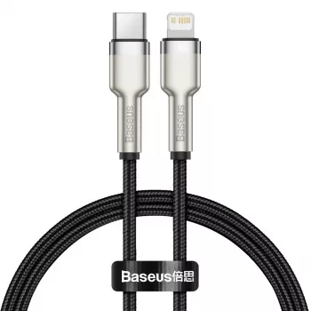 Baseus Cafule USB-C na Lightning PD 20W kabel za brzo punjenje 0,25 m crni