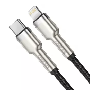 Baseus Cafule USB-C na Lightning PD 20W kabel za brzo punjenje 0,25 m crni