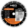 NEO TOOLS 230 mm laserski zavarena segmentna dijamantna oštrica za beton i kamen, 22,2 mm provrt