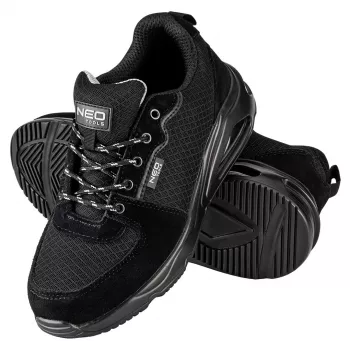 NEO TOOLS Professional Low Shoes O1 SR Neo Air, Black, Size 47