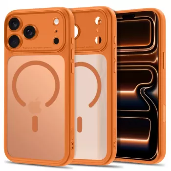 TECH-PROTECT MagPeak MagSafe Case for iPhone 17 Pro Max / 18 Pro Max, Matte Cosmic Orange