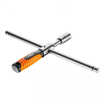 NEO TOOLS Cross Wheel Wrench 17 x 19 mm | Chrome Vanadium Steel