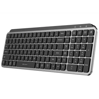 TRACER STONE RF 2.4G+BT bežična tipkovnica, QWERTY US International, crna