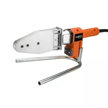 NEO TOOLS 900W aparat za zavarivanje plastičnih cijevi sa 6 veličina matrica (20-63mm) za PPR, PE, PB cijevi, podesiva temperatura 0-300°C, PTFE matrice s neprianjajućim premazom, uključen metalni kovčeg