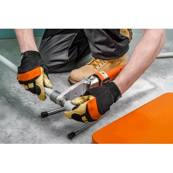 NEO TOOLS 900W aparat za zavarivanje plastičnih cijevi sa 6 veličina matrica (20-63mm) za PPR, PE, PB cijevi, podesiva temperatura 0-300°C, PTFE matrice s neprianjajućim premazom, uključen metalni kovčeg