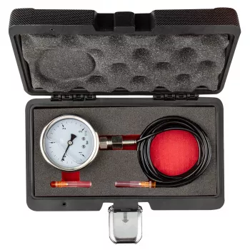 NEO TOOLS tester tlaka turbopunjača (1-3 bar) | analogni manometar s 3 adaptera