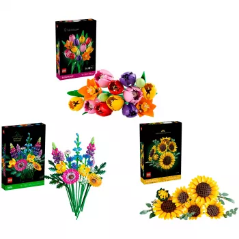 LEGO Botanicals buket ljetnog cvijeća paket – 756-dijelni botanički set za gradnju za odrasle