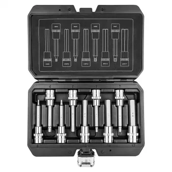NEO TOOLS šesterokutni bitovi na nasadni ključ 100 mm, set od 9 dijelova