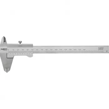 NEO TOOLS pomični mjerač DIN certificiran, 150 mm, nehrđajući čelik