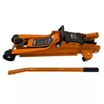 NEO TOOLS 11-733 hidraulična dizalica 2,5 T, niski profil, dvostruki klip, brzo podizanje