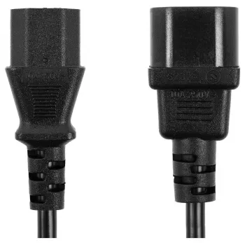 Accura C13 na C14 VDE mrežni kabel 3,0 m crni