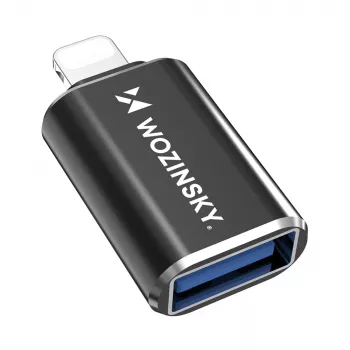 Wozinsky USB-A na Lightning kabel 1m crni - MFi certificiran, brzo punjenje i sinkronizacija