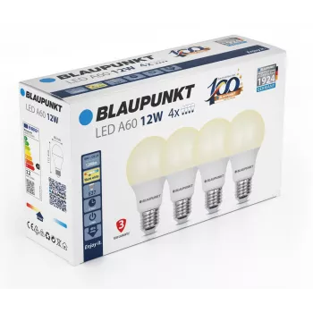 Blaupunkt LED žarulja E27 A60 12 W, 1200 lm, 2700 K, 4 komada (BLAUPUNKT-E27-12W-WW-4)