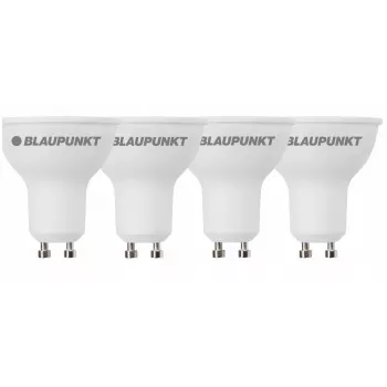 Blaupunkt LED Bulb GU10 5W, 500 lm, 2700 K, 4-pack (BLAUPUNKT-GU10-5W-WW-4)