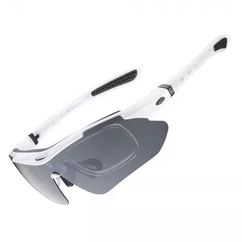Rockbros 10142 fotokromatske UV400 biciklističke naočale, bijele