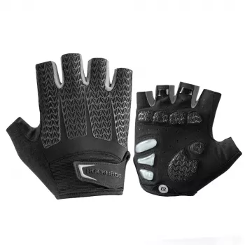 Rockbros S169BGR XL biciklističke rukavice s gel jastučićima, sive