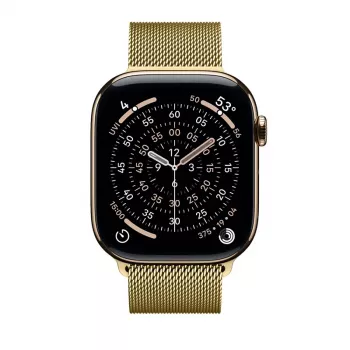 Crong Milano Steel nehrđajući čelični remen za Apple Watch 38/40/41/42 mm zlatni