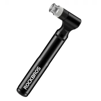 ROCKBROS JG-PB-11 biciklistički set za popravak s mini pumpom 120-PSI, višenamjenskim alatom 16-u-1, zakrpama bez ljepila, polugama za gume, torbicom za pohranu - crni