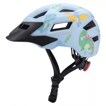 Wozinsky dječja MTB biciklistička kaciga s odvojivim vizirom 52-56 cm - svijetloplava