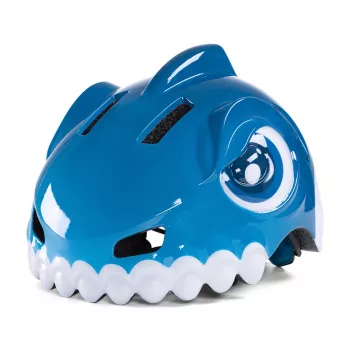 WOZINSKY dječja biciklistička kaciga s motivom dinosaura, plava, 52-56 cm