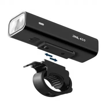 ROCKBROS RHL400 prednje biciklističko svjetlo 400 lm USB-C crno