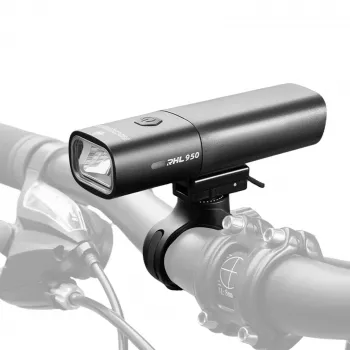 ROCKBROS RHL950 prednje biciklističko svjetlo 950 lm s odvojivom baterijom USB-C - crno