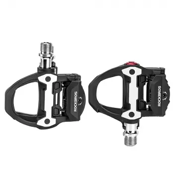 Rockbros P602 SPD-SL kompatibilne klik pedale za cestovne bicikle - crne