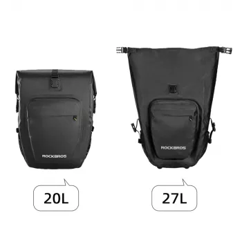 ROCKBROS AS-001 vodootporna biciklistička torba za prtljažnik 27L crna