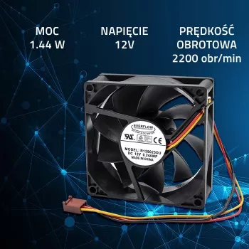 Qoltec Glacial Tech 8025 ventilator kućišta