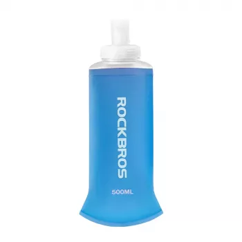 ROCKBROS Soft Flask 500 ml plava - sklopiva boca za piće za trčanje, trail trčanje, biciklizam, planinarenje