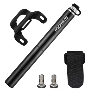 ROCKBROS JG-PB-004 lagana biciklistička ručna pumpa s manometrom - crna